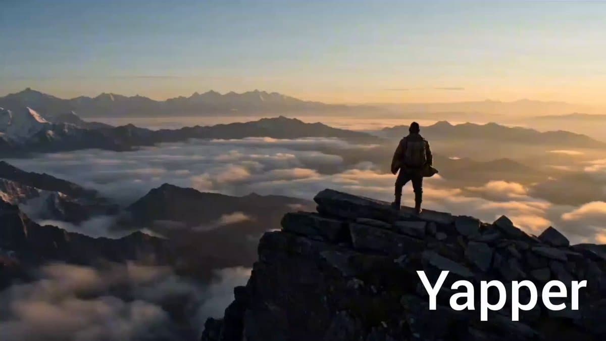 Cinematic Wide Shot of a Lone Adventurer at Sunrise preview