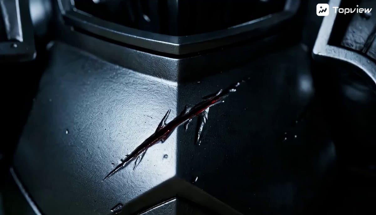 Miniature Fantasy Battle on Desk Video Prompt preview