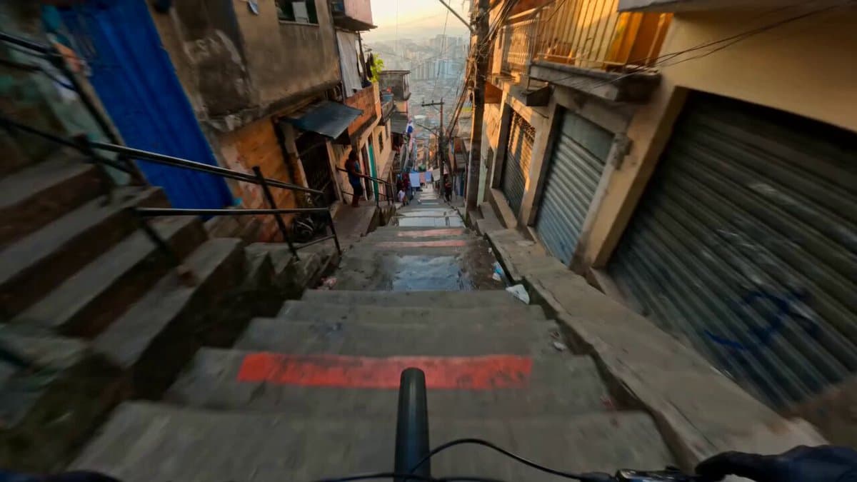 Hyperreal FPV Downhill Stair Run preview
