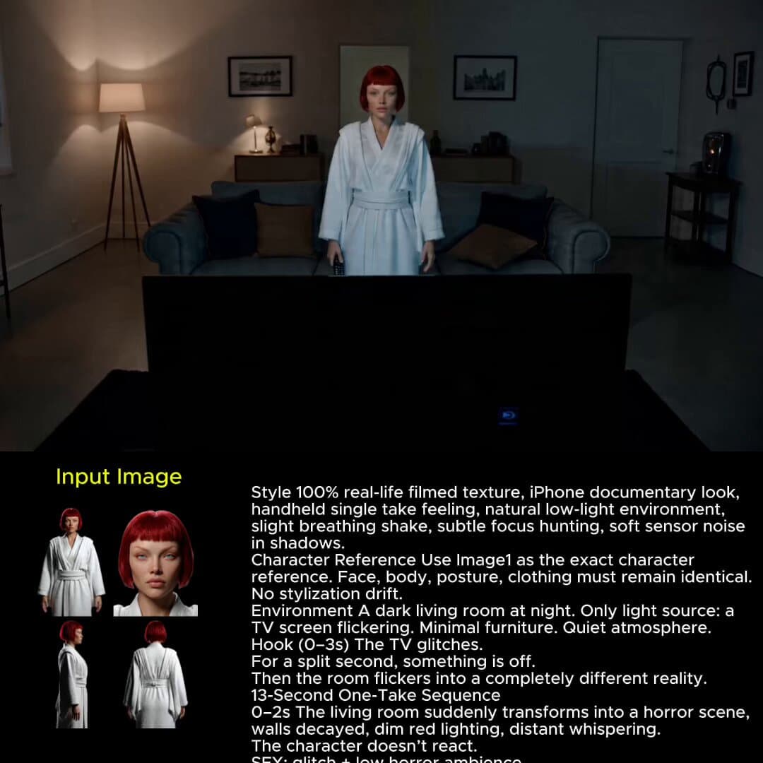 Glitch Reality Living Room Transition preview