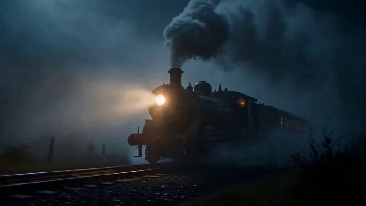 Midnight Fog Steam Train in Highlands preview