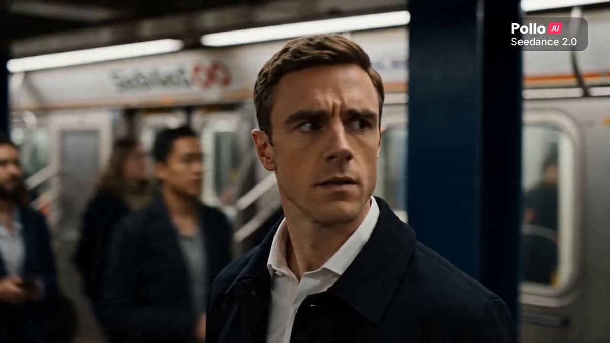 Cinematic Male Commercial - Subway Scene preview