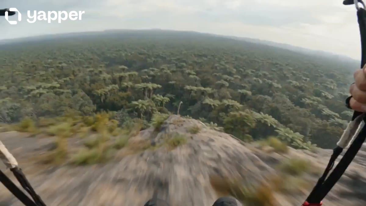 Prehistoric POV Paragliding Action preview