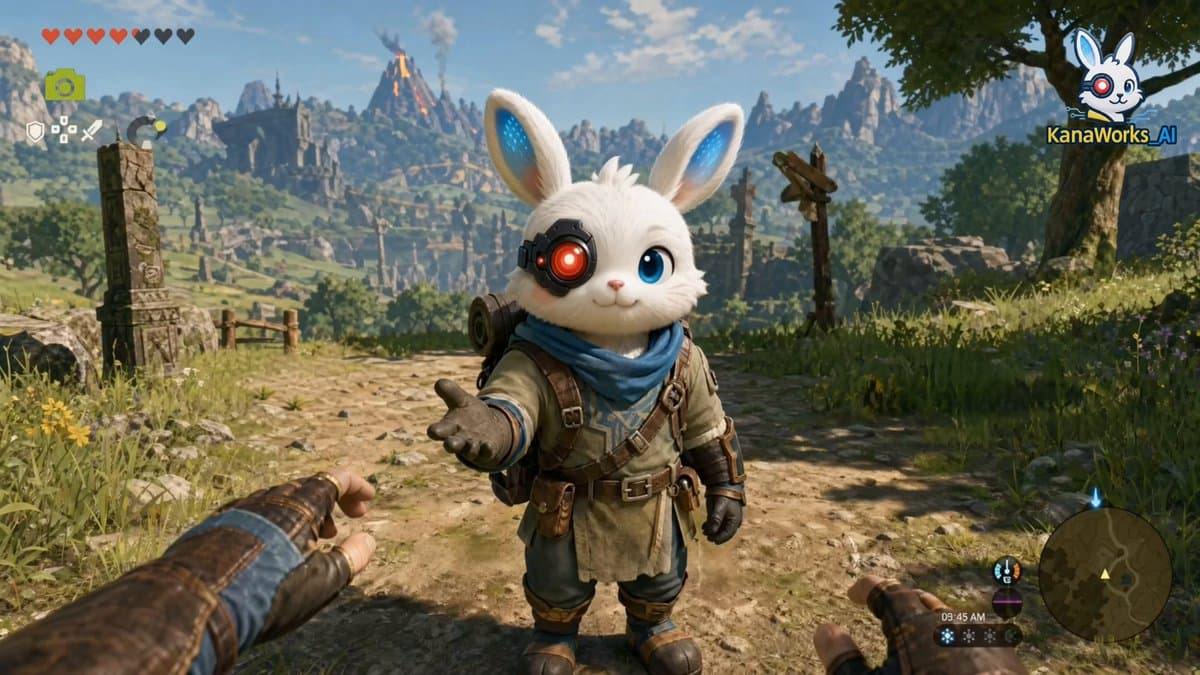 First-Person RPG Dialogue and Exploration Video Prompt preview