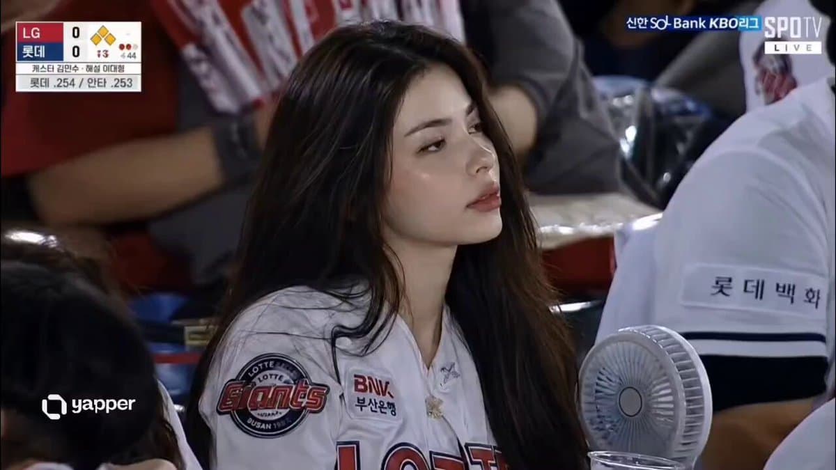Korean Baseball Stadium Spectator Candid preview