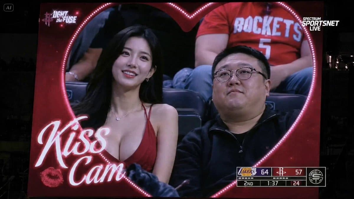 Realistic NBA Kiss Cam Moment preview