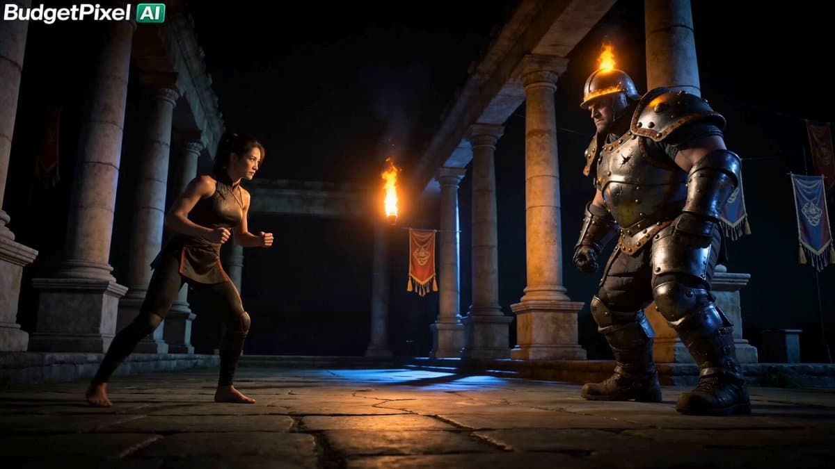 Iron Lotus Strike Combat Scene preview
