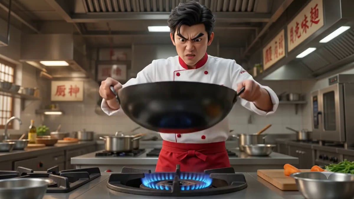 Cinematic Action Cooking Scene preview