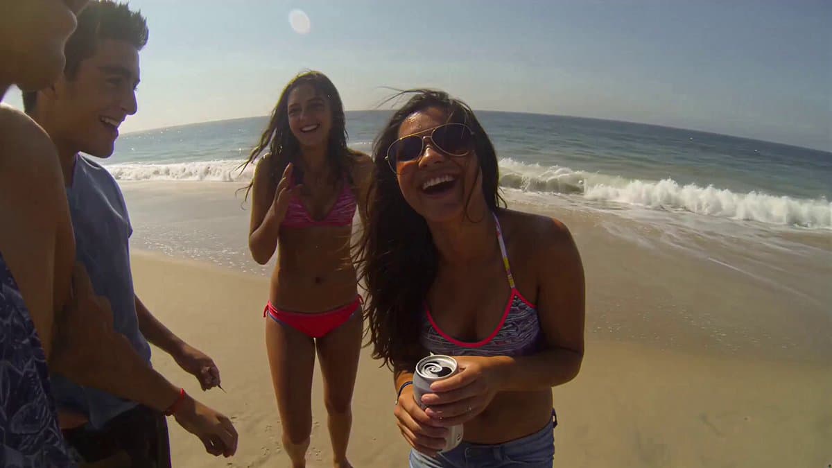 Handheld Smartphone Beach Video preview
