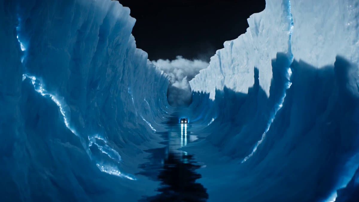 Futuristic Moon Ice Racer Action preview