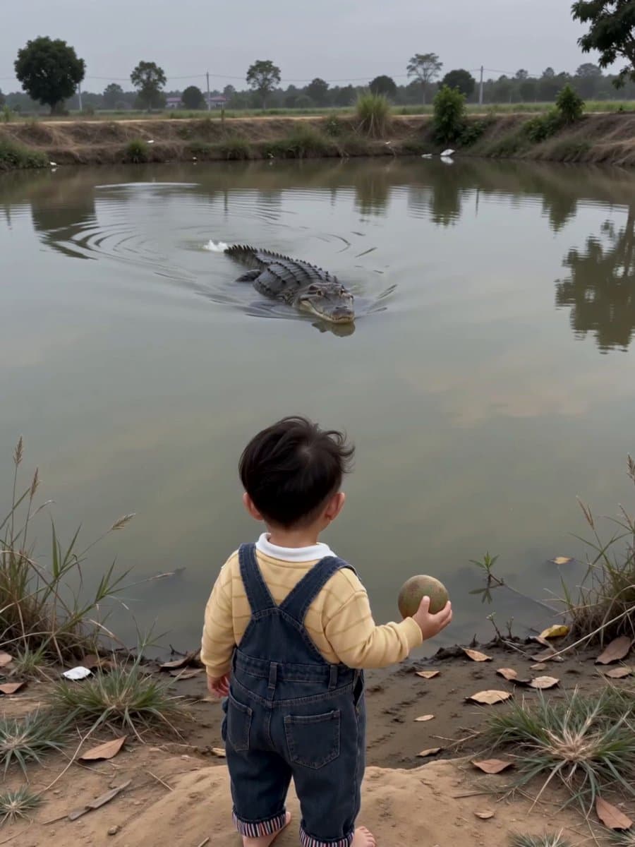 Surreal Crocodile Ball-Toss Comedy preview