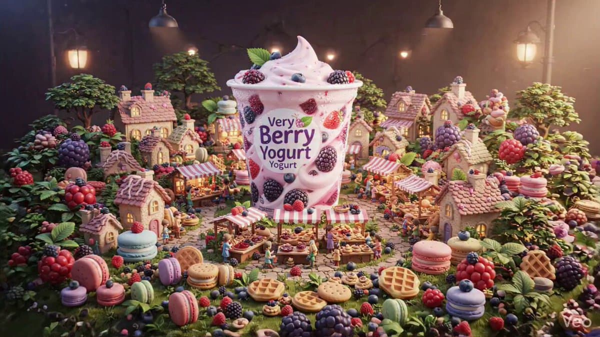 3D Miniature Pastry Village Animation preview