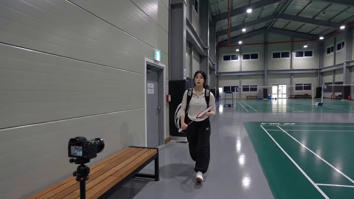 Vintage DV Camcorder Badminton Vlog preview