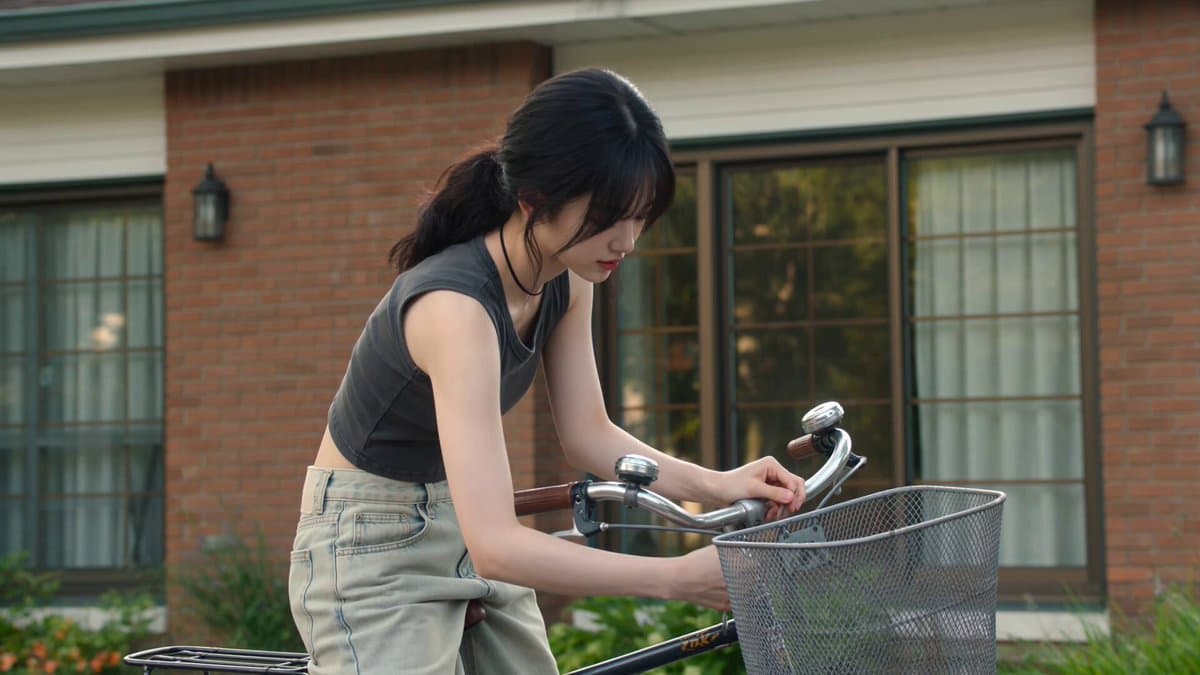 Young Korean Woman Bicycle Ride preview