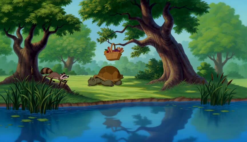 90s Disney Forest Animation preview
