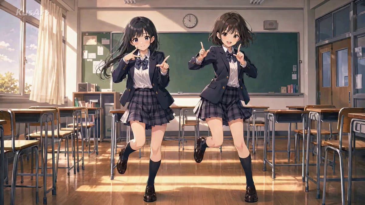 Anime High School Pair Dance preview