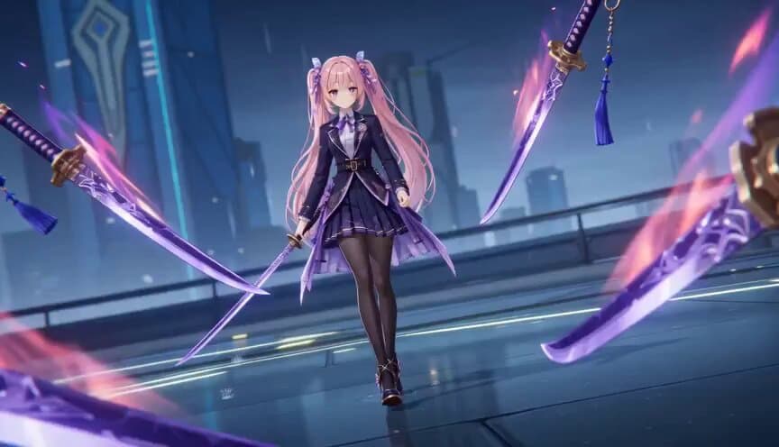 Cinematic Anime Magic Sword Battle preview