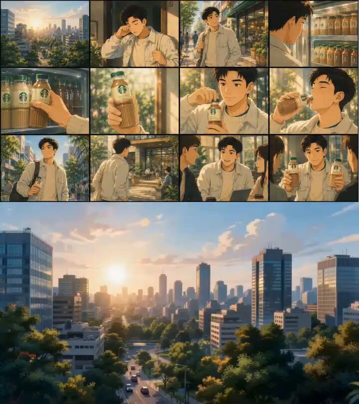 Ghibli Inspired Starbucks Commercial preview
