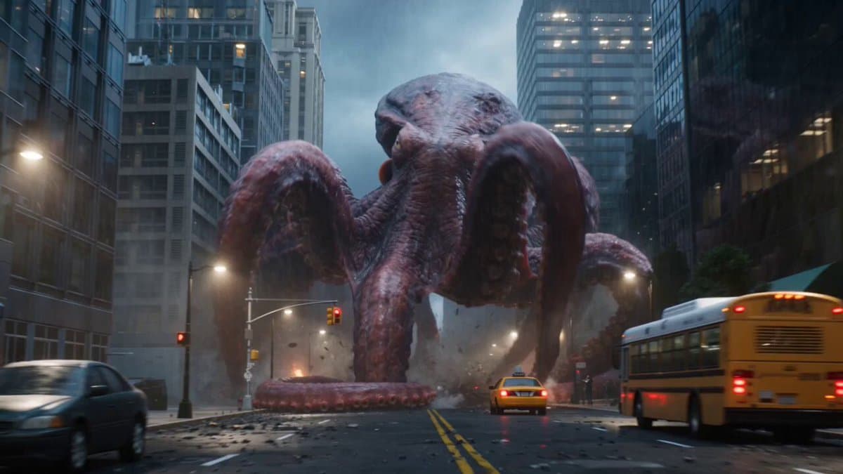 Giant Octopus Kaiju Rampage preview