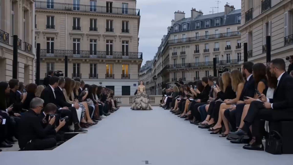Paris Fashion Runway Footage preview