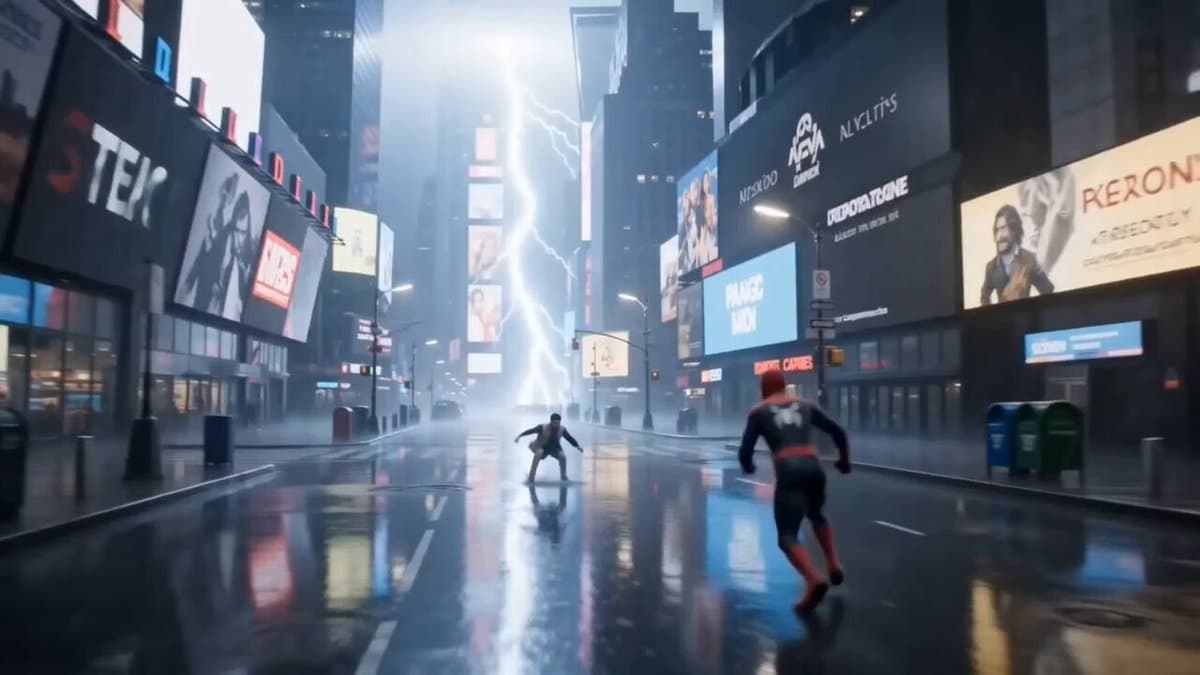 Cinematic Spider-Man NYC Action Scene preview