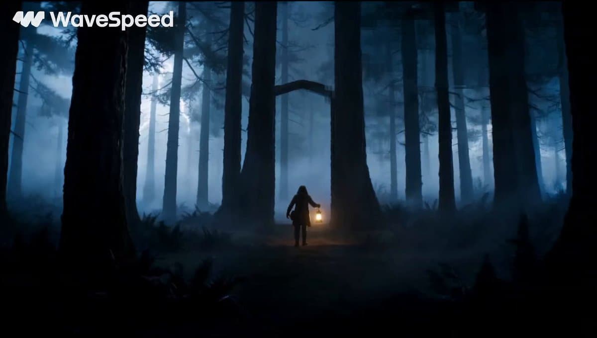 Magical Glowing Forest Portal Journey preview