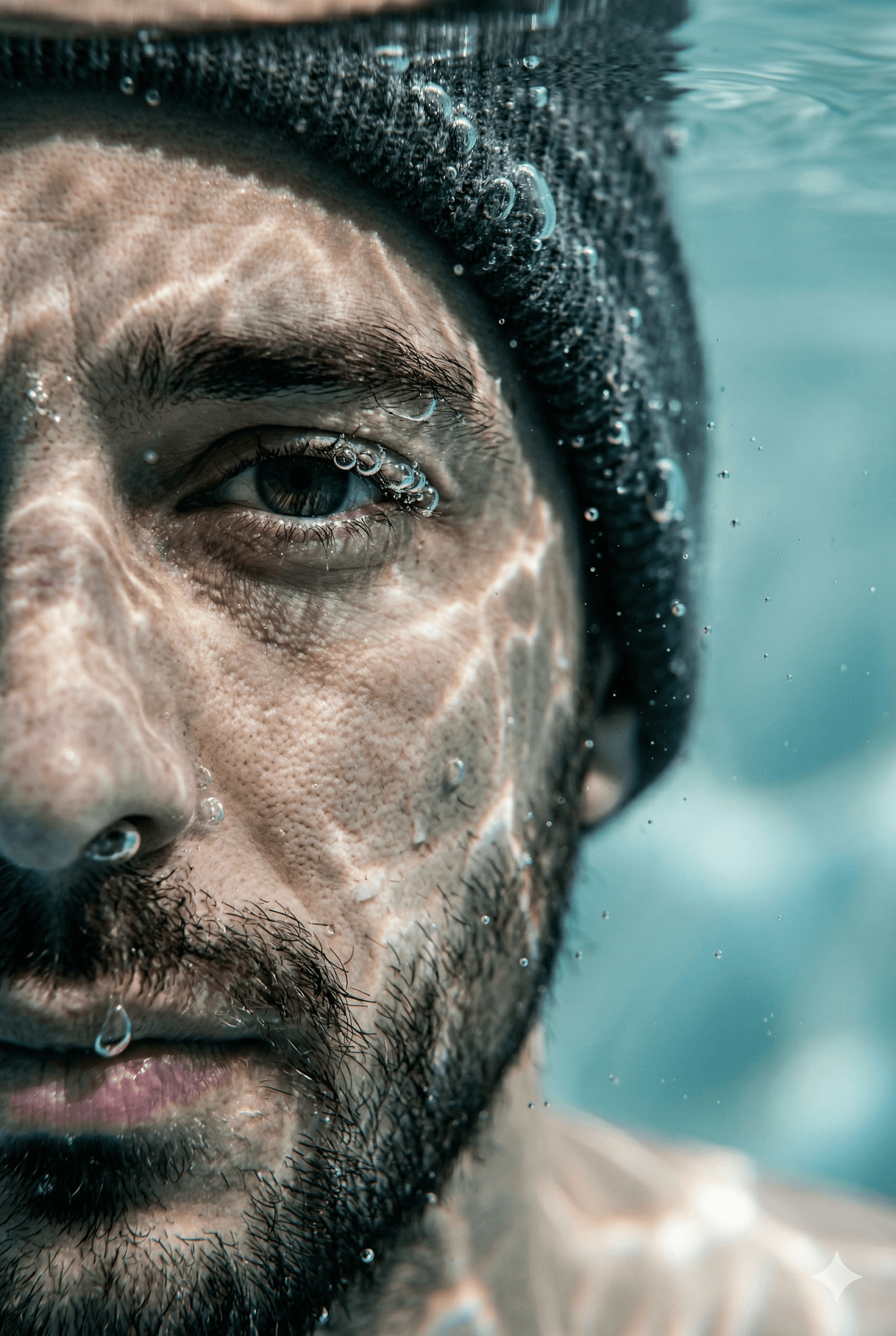 Macro Hyper-realistic Ultra-detailed Underwater Macro Portrait... preview