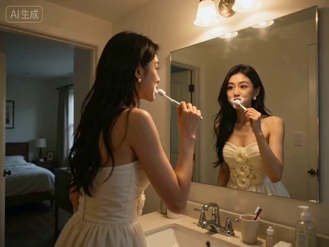 Horror Short Film Prompt: The Glitch in the Mirror preview