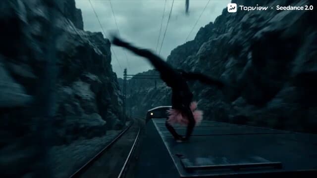 Sci-Fi Action Film Aesthetic Video Prompt preview