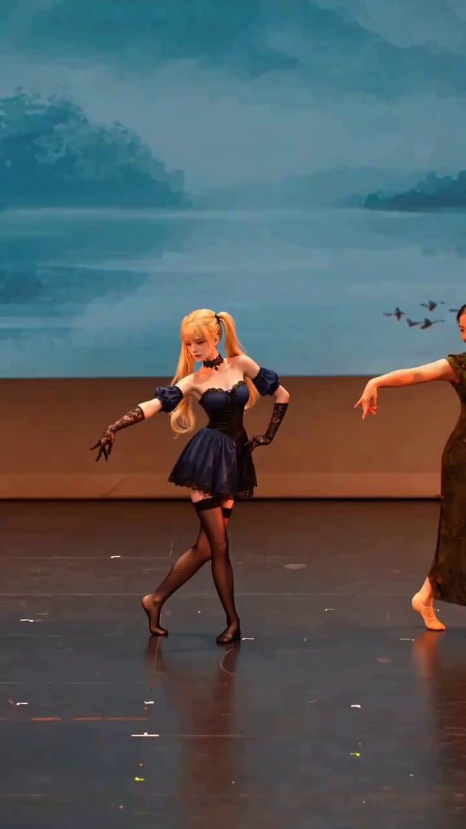 Anime Girl Stage Dance with Motion Capture preview