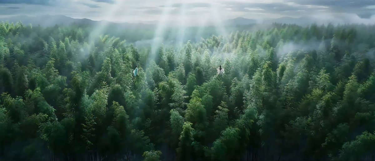 Classical Wuxia Duel in Bamboo Forest preview
