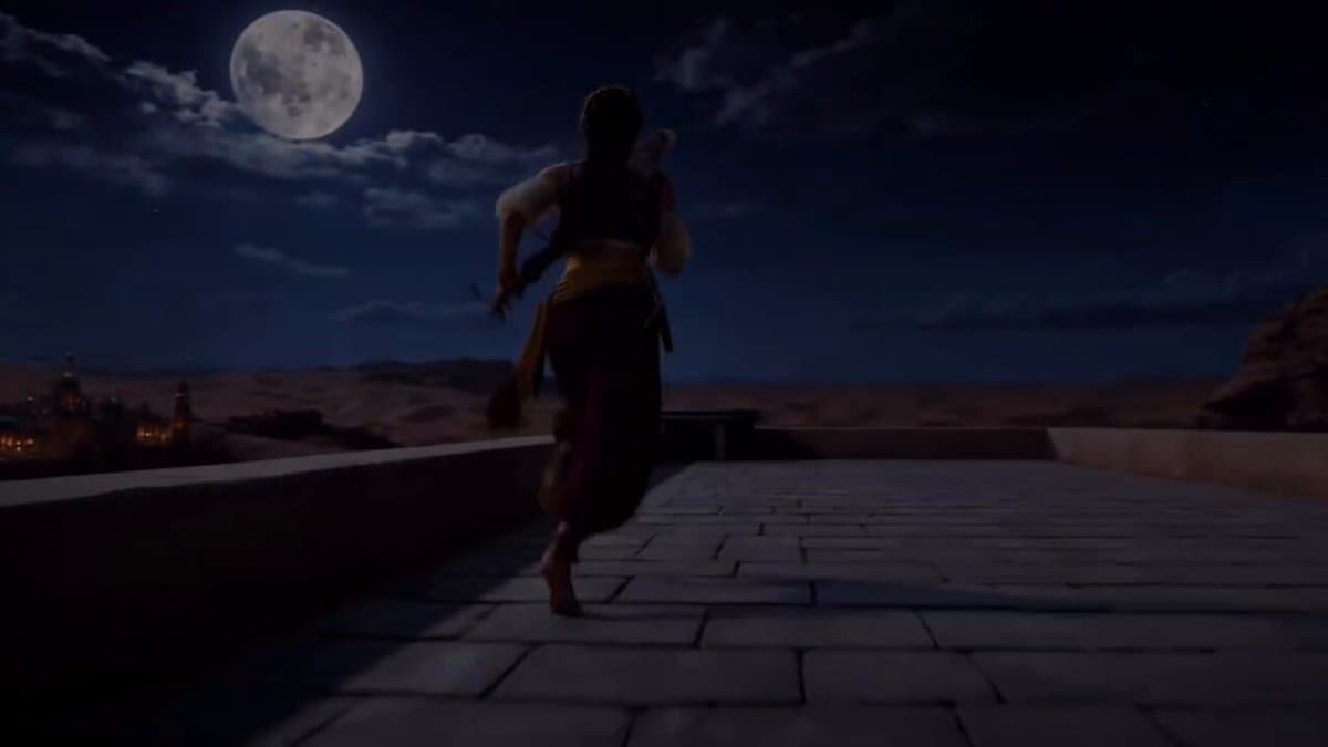 Epic Arabian Fantasy Fire Demon Scene preview