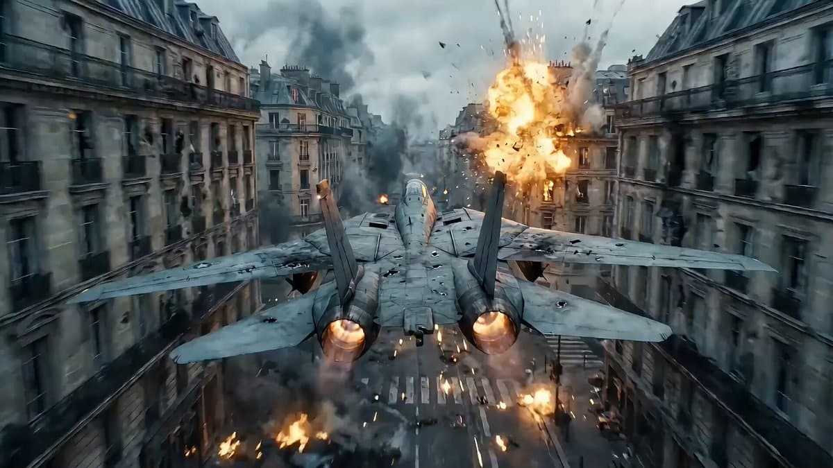 Hollywood Blockbuster Transformer Scene Prompt (Paris to Shanghai) preview