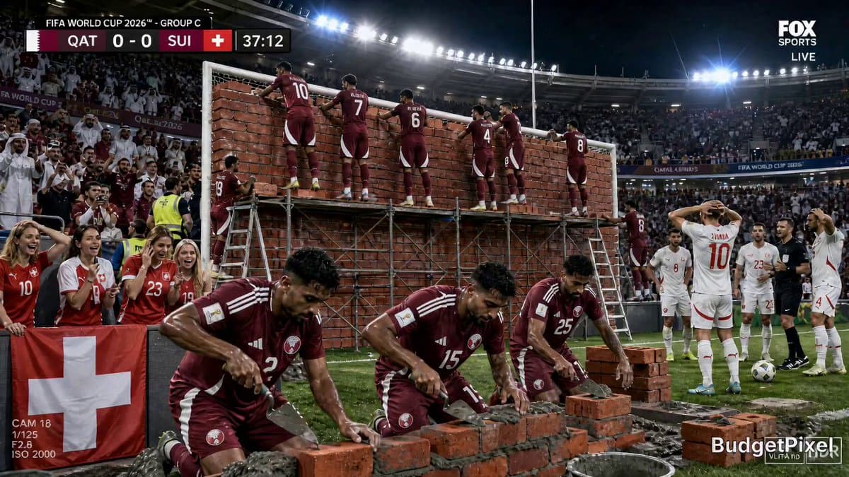 Satirical World Cup Construction Prompt preview
