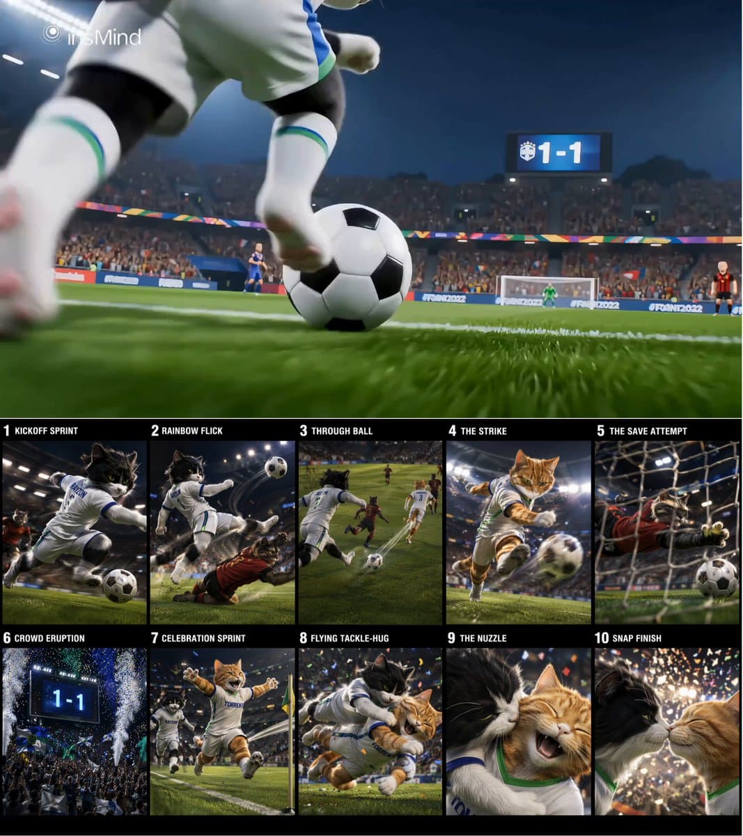 Cinematic Cat Football Championship Highlights preview
