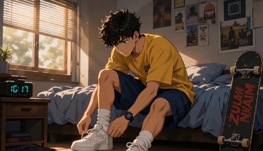 Anime Coming-of-Age Skateboarding Sequence preview