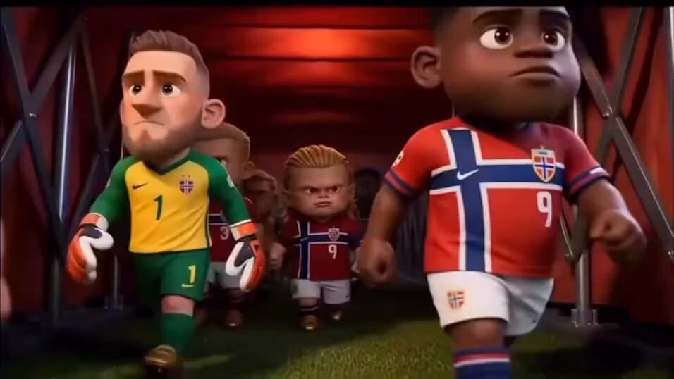 Pixar Style Football Animation preview