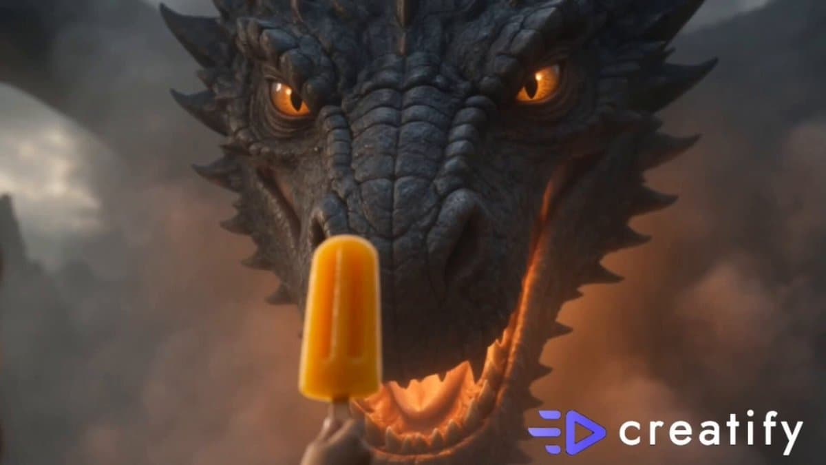 Dragon and Ice Cream Fantasy preview