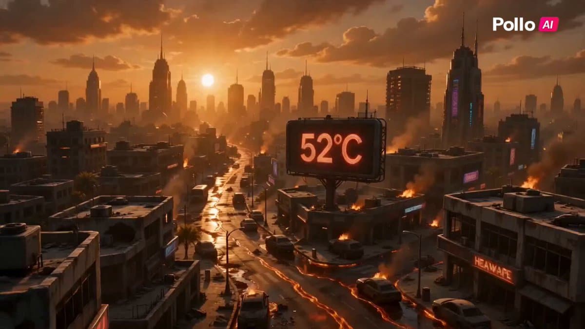 Futuristic Megacity Heatwave Escape Script preview