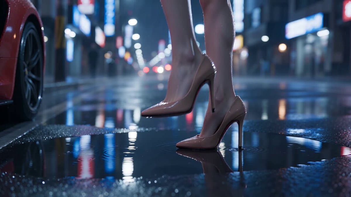 Tokyo Midnight Rainy Streetscape preview