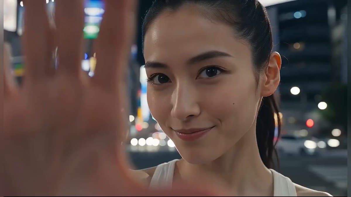 Japanese Girl Tokyo Tower Parkour Video preview