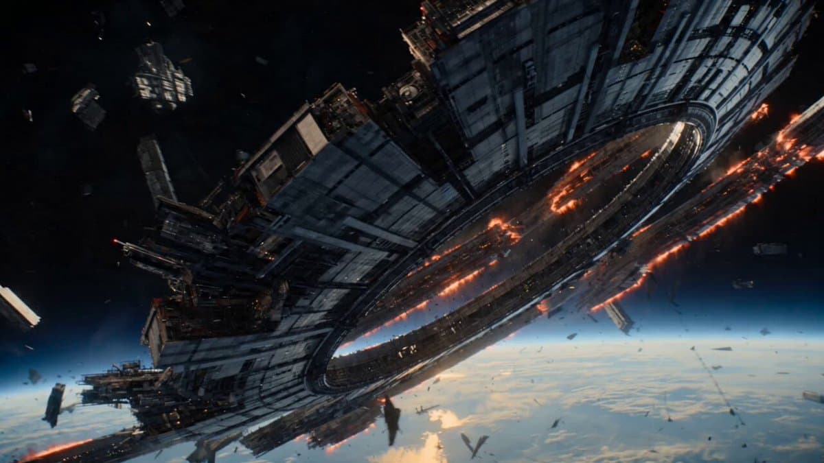 Futuristic Collapsing Orbital Ring Chase preview
