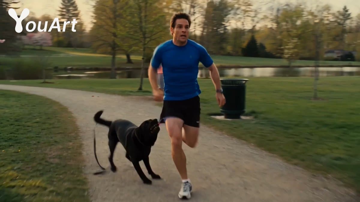 Park Jogging Comedic Dog Chase preview