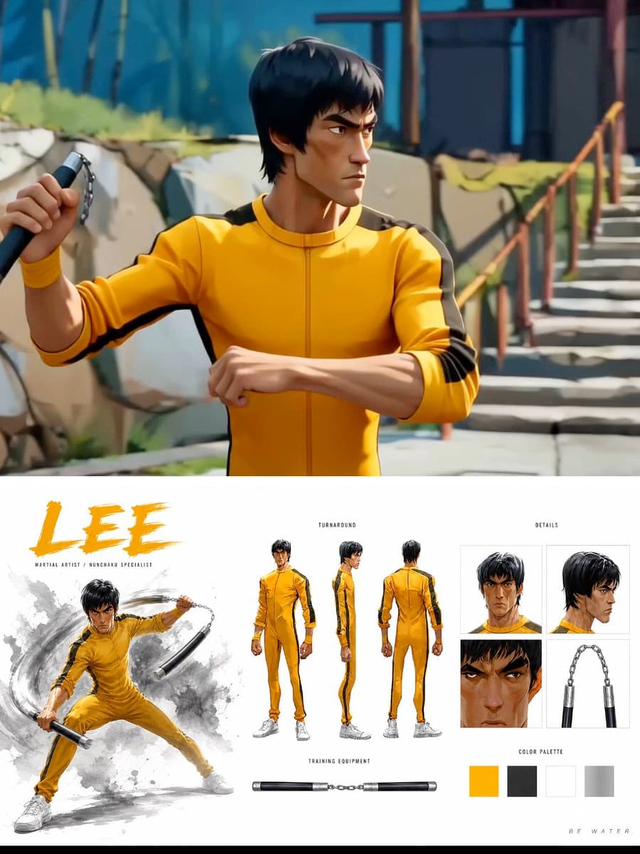 Cinematic Anime Martial Arts Training Ground preview