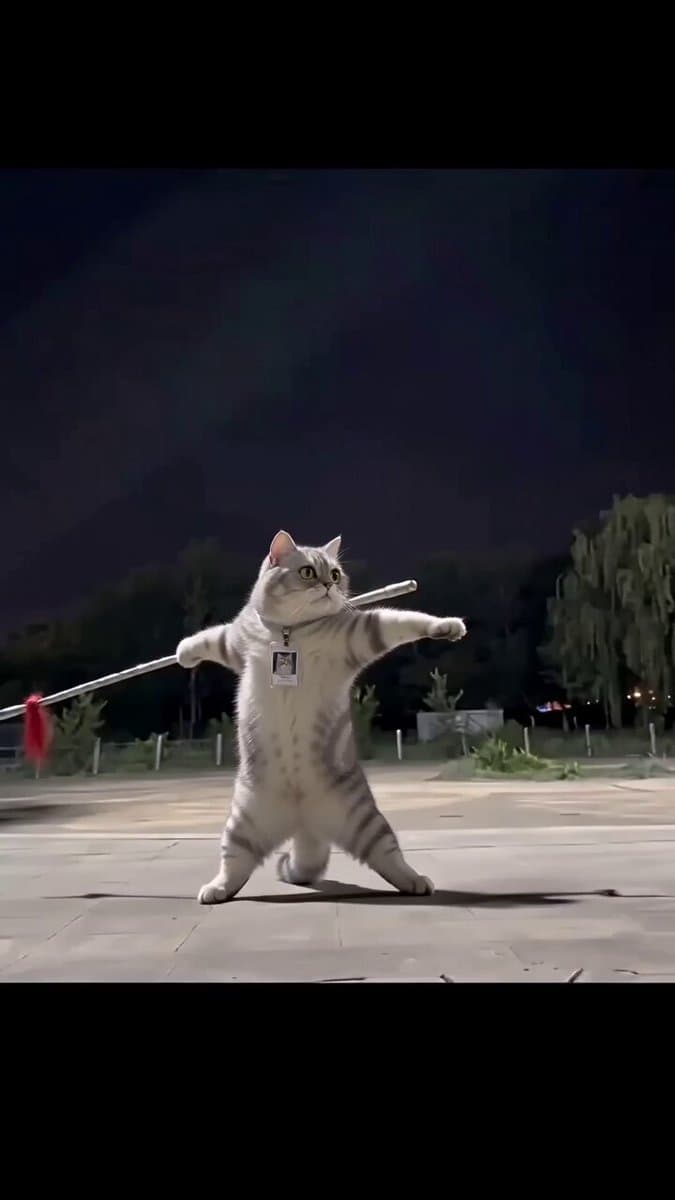 Real Animal Spear Dance Video Generation preview