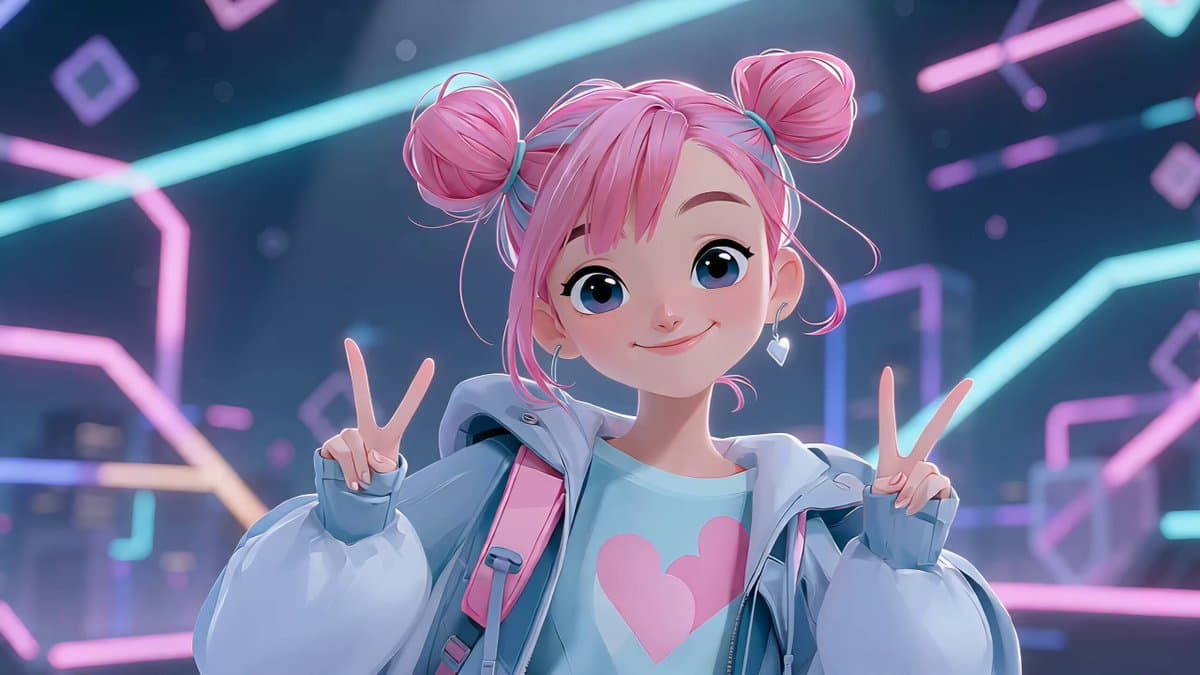 Pink Haired J-Pop Idol Dance preview