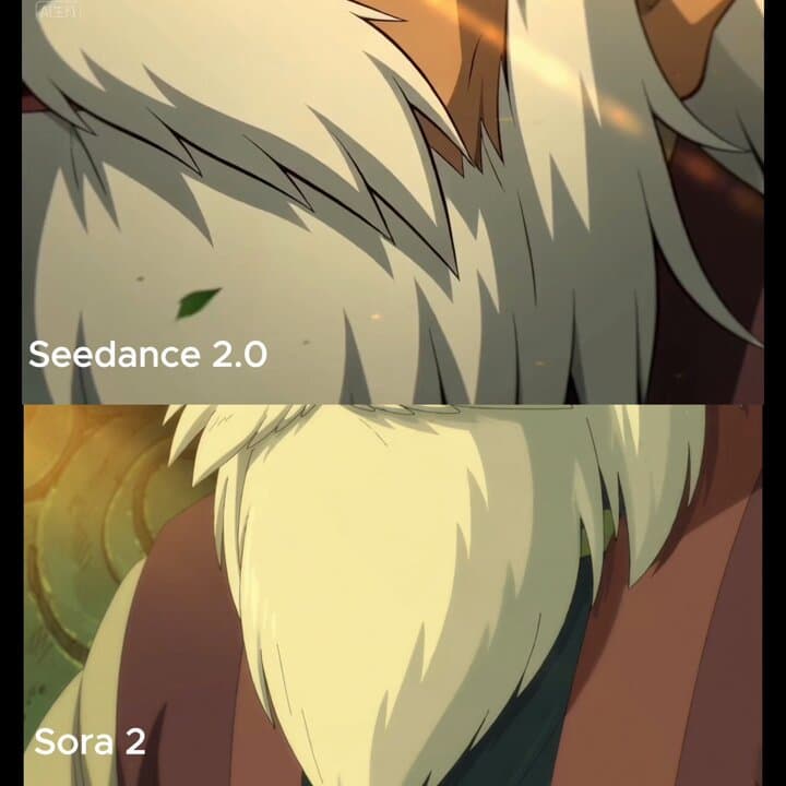 Close-up of beard and hair flowing in the wind preview
