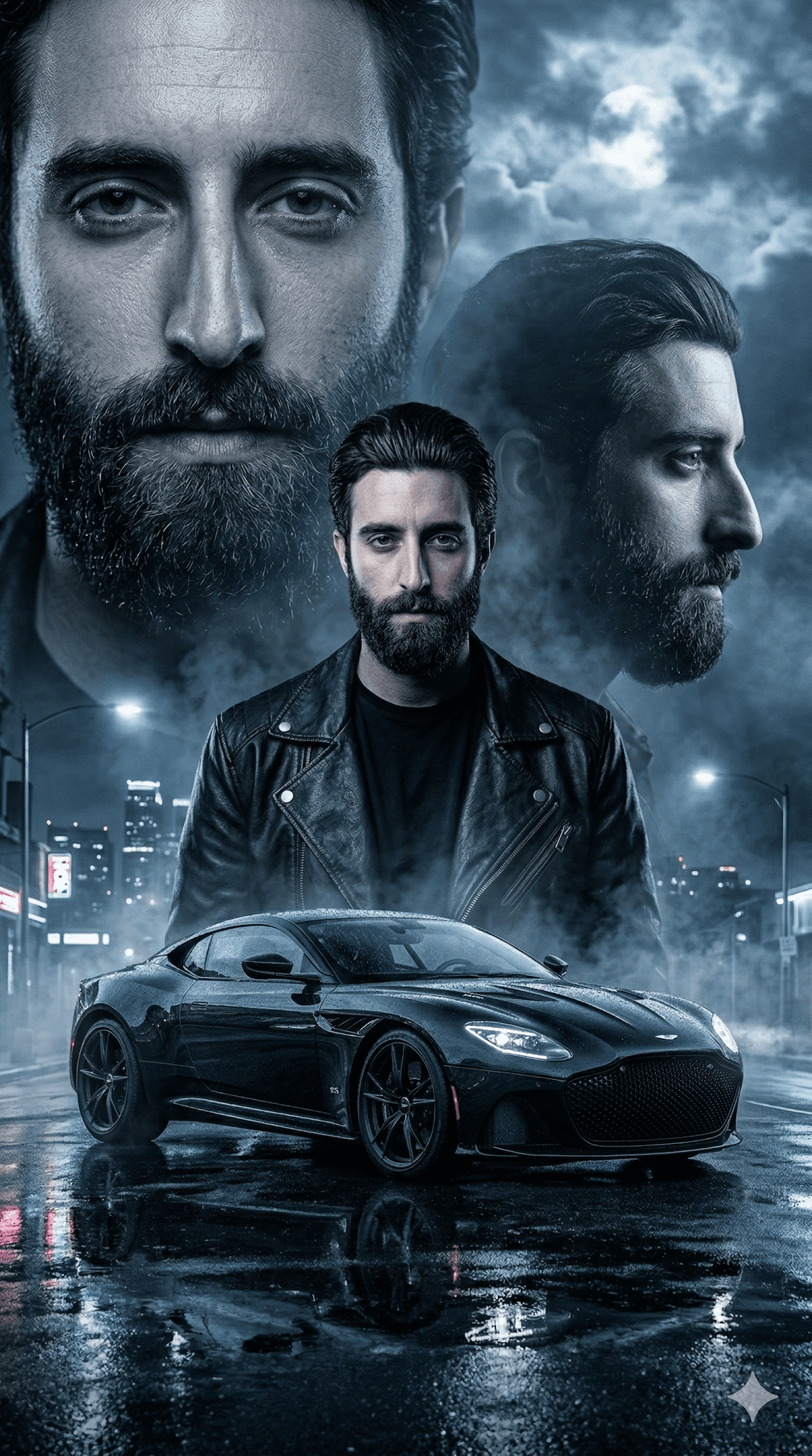 Cinematic Photorealistic Cinematic Poster Of A Rugged Bearded... preview