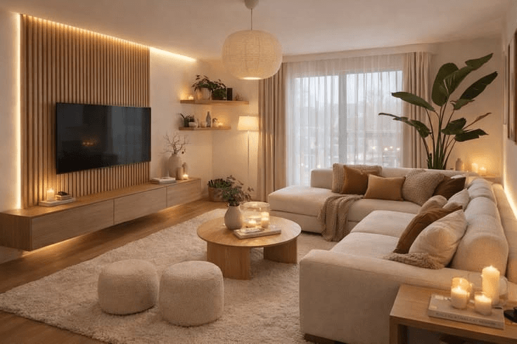 Living Room Materializes From preview